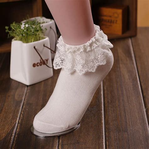 frilly socks near me|women who wear ruffle socks.